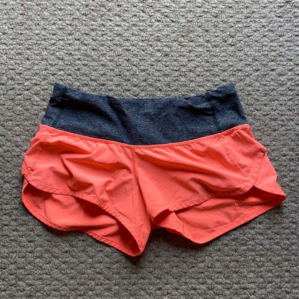 Speed shorts, coral, size 4